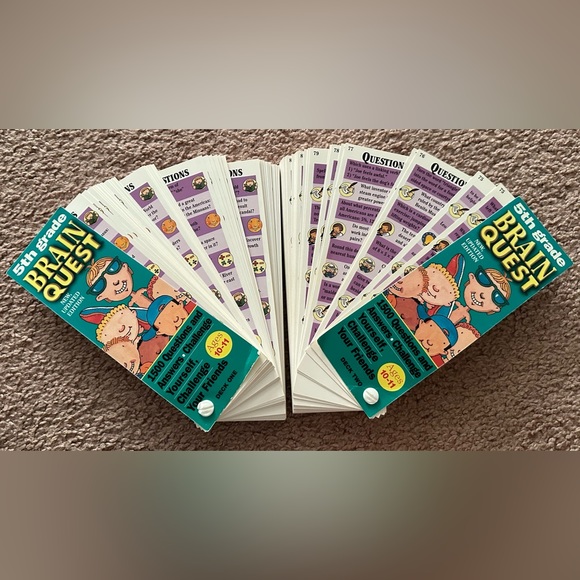 Brain Quest 5th Grade 1,500 Questions and Answers Challenge Yourself Ages 10-11 - Picture 3 of 16